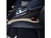 Pack of 2 Flexible Car Seat Gap Fillers Beige