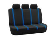 SUV Van Truck Seat Cover Blue Bench Detachable Head Rest