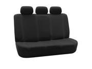 SUV Van Truck Seat Cover Black Bench Detachable Head Rest