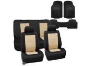 Seat Covers Eva Foam For auto combo with Heavy duty floor mats Black