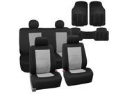 Gray Seat Covers Eva Foam With Heavy Duty Floor Mats com for Auto Vehicle