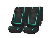 Car Seat Covers Mint Black Full Set for Auto Truck SUV with Headrests
