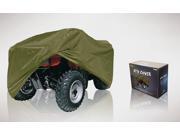 ATV Cover for All Weather Heavy Duty Size L Universal Fit Honda Yamaha Suzuki Olive 77 x 47 x 32 inches