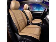 Neoblen Leatheretter Front Seat Cushions for Auto Car SUV Truck Beige