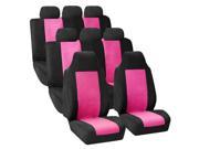SUV Van Highback Seat 3Row Seat Covers Pink for GMC Ford more
