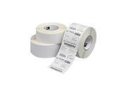 Zebra 10015351 DogBone RFID Paper Label Permanent Adhesive 3.82 Width x 1.06 Length 3000 Roll 3 Core Thermal Transfer White Paper Acrylic