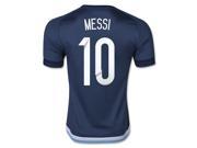 Men s 2015 Argentina Lionel Messi 10 Away Soccer Jersey US Size Small