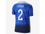 Men s 2015 USA Sydney Leroux 2 Blue Away Soccer Jersey US Size Small