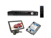 Home and Business 4CH H.264 500GB HDD 4CH x 960H with FREE 7 inch CCTV mini monitor