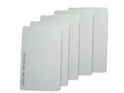 5 Pcs White 125Khz 0.8mm RFID Access Proximity Card