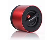 Mini Bluetooth Stereo Speaker Handsfree with MIC and TF Slot Red with 8GB Memory Card