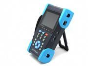 3.5 LCD CCTV Tester for IP Analog camera testing with function of PTZ UTP Cable Test POE Test TDR and cable scan