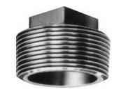 Anvil 387 Galvanized Cast Iron Cored Square Head Plug 1 1 4