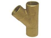 Nibco 749 Cast Bronze Copper Wye Fitting 1