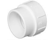 Charlotte 105 White PVC Cleanout Adapter 1 1 2