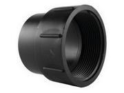 Charlotte 105 Black ABS Fitting Cleanout Adapter 3
