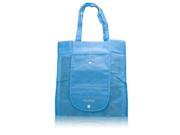 Aquage Foldable Eco Tote Bag Light Blue