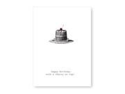 Tokyo Milk Greeting Card Happy Birthday with a cherry on top