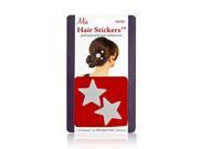 Mia Hair Stickers Small Model No. 04701 2 Silver Stars