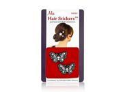 Mia Hair Stickers Small Model No. 04704 Black Butterflies