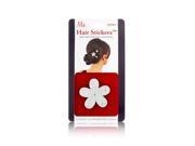 Mia Hair Stickers Large Model No. 04800 Silver Flower