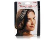 Mia Clip In Feathers Ginger
