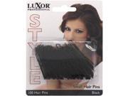Luxor Professional 100 Small Hair Pins Model No. 5156BK Black