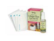 Reviva Labs Collagen Fibre Eye Pad Kit Kit Includes 4 Sets of Eye Pads 2 oz Bottle of Mineral Rich Energizing Gel