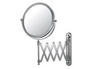 Kimball Young Extension Arm Wall Mirror Chrome Model No. 23345