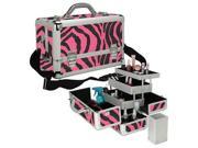 Pink Zebra Makeup Case Style No. TS 44PZ