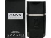 AZZARO ONYX Men Eau de Toilette 3.4oz Spray
