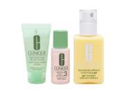 Clinique Great Skin Starts Here 3 Step Skincare Intro Kit 3 Piece Set Combination Oily Skin