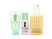 Clinique Great Skin Starts Here 3 Step Skincare Intro Kit 3 Piece Set Dry Combination Skin