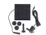 1.2 Watt Solar Power Water Pump Garden Fountain With Separate Solar Panel and 3.3m Long Cable
