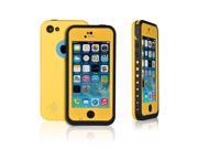 Yellow Premium Waterproof Case Shock Dirt Snow Proof Cover Durable Rugged Hard For Apple iPhone 5C