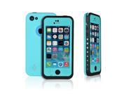 Aqua Blue Premium Waterproof Case Shock Dirt Snow Proof Cover Durable Rugged Hard For Apple iPhone 5C