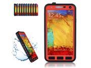 Red Waterproof Shockproof Dirtproof Snowproof Protective Durable Hard Cover Case Sleeve For Samsung Galaxy Note 3 III N9000 Not Affect All Operation of The Ph