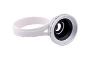 Silver Detachable 2 in 1 Clip on Wide Angle Macro Micro Lens For Apple iPhone 5 5S 5C 4S 4G 4 Samsung Galaxy S2 S3 S4 S5 Note 2 3 HTC One M7 M8 Sony Xperia Z