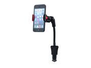Universal In Car Clip Holder Mount Charger Socket Dock with USB Port for Apple iPhone 4S 5 5S 5C Samsung Galaxy S3 S4 S5 Note 2 3 HTC One M7 M8 Nokia 1520 1020
