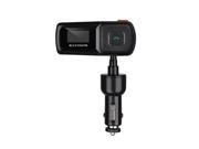 New Bluetooth Handsfree 3.5mm AUX Input Jack Streaming Audio Car Kit FM transmitter with Mic Car Charger Supporting USB disk Micro SD card for Samsung Galaxy