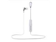 White Stereo Bluetooth V4.1 A2DP Earphone Sweat proof Wet Proof Sport Headset Handsfree Headphone with Mic for iPhone 4S 5 5S 5C 6 iPad Air Mini 4 3 2 iPod Touc