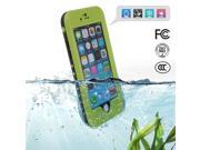 Green Premium Waterproof Shockproof Dirtproof Snowproof Rainproof Durable Case Cover with Stand for 4.7 iPhone 6 Touch ID Support