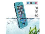 Baby Blue Premium Waterproof Shockproof Dirtproof Snowproof Rainproof Durable Case Cover with Stand for 4.7 iPhone 6 Touch ID Support