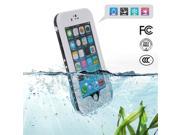 White Premium Waterproof Shockproof Dirtproof Snowproof Rainproof Durable Case Cover with Stand for 4.7 iPhone 6 Touch ID Support