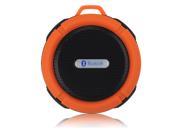 Orange Mini 5W Waterproof Shockproof Handsfree Bluetooth 3.0 A2DP Stereo Sport Speaker with Suction Cup Built in Mic for HTC One M7 M8 Nokia Lumia 820 920 152