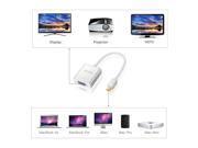 Vtin® to VGA Thunderbolt Port Compatible Male to Female Adapter Gold Plated Mini DisplayPort in silver