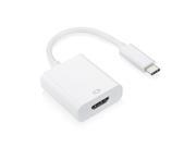 USB 3.1 Type C to HDMI Adapter Ultra thin USB 3.1 Type C USB C Male Connector 1080P to HDMI Female Digital AV Adapter Converter for Apple New MacBook 12 inch L