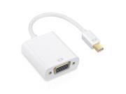 VicTake White Gold Plated Thunderbolt Mini DisplayPort to VGA Adapter Cable for Apple Macbook Pro