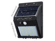 16Led Solar Panel Powered Motion Sensor Lamp Outdoor Light Garden Security Light 320lm