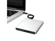 USB3.0 External BD DVD CD Burner Drive 3D Blu ray Disc Burner Player External ODD Device with Two USB Cable Detachable for Apple Macbook Macbook Pro Macbook